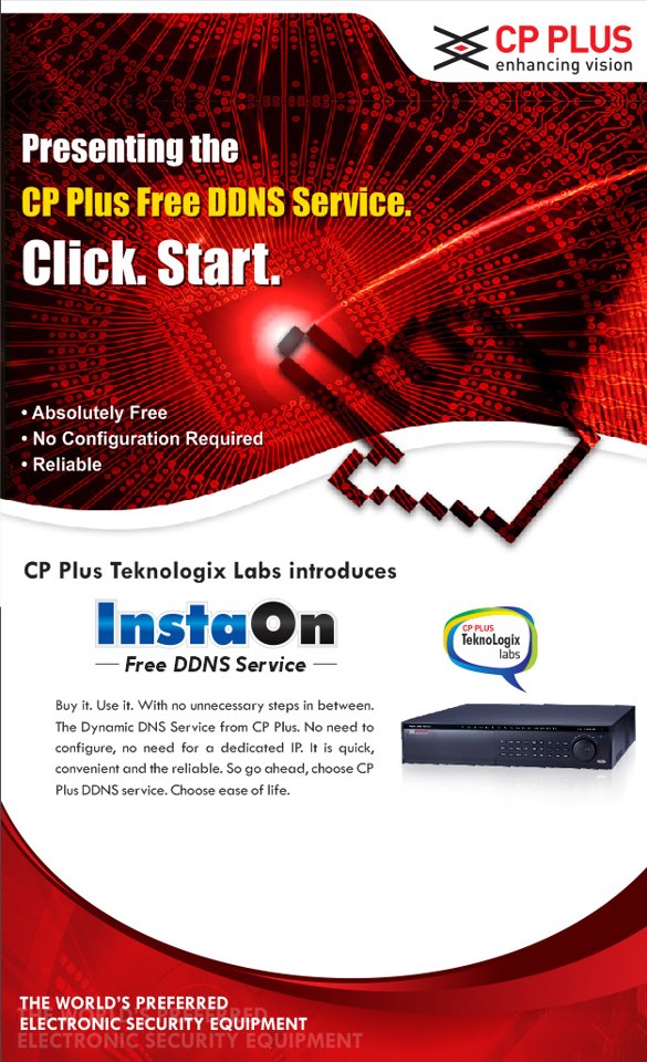 CP-PLUS Free DDNS Now watch your CCTV from Anywhere w/o a static IP